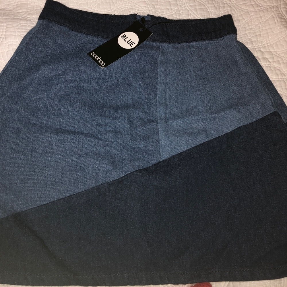 NWT boohoo patterned skirt